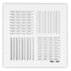 Shoemaker 150 Series Residential 4-Way Stamped Face Ceiling Registers